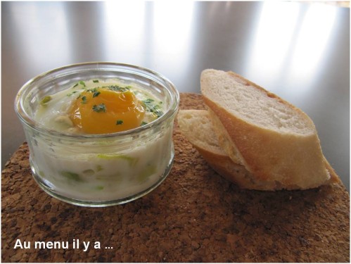 [Recette] Oeuf cocotte aux poireaux