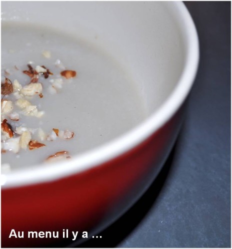 [Recette] Velouté de topinambours aux éclats de noisettes