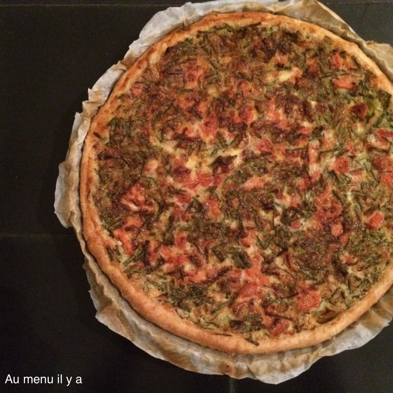 [Recette] Quiche saumon/poireaux