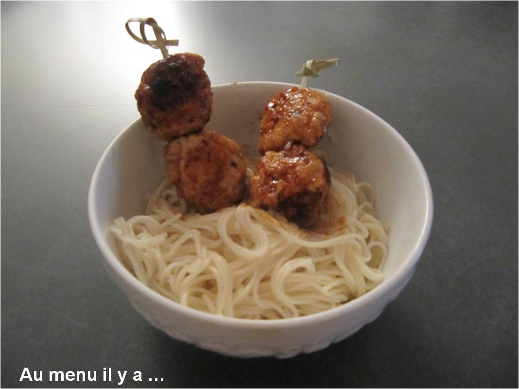 [Recette] Boulettes de poulet yakitori