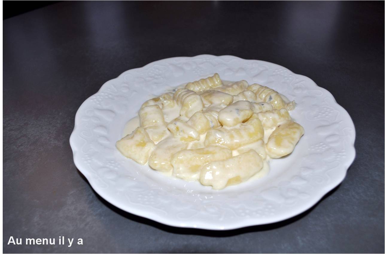 [Recette] Gnocchis maison, sauce au gorgonzola