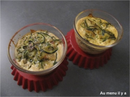 [Recette] Flan de courgettes/menthe ou courgette/curry