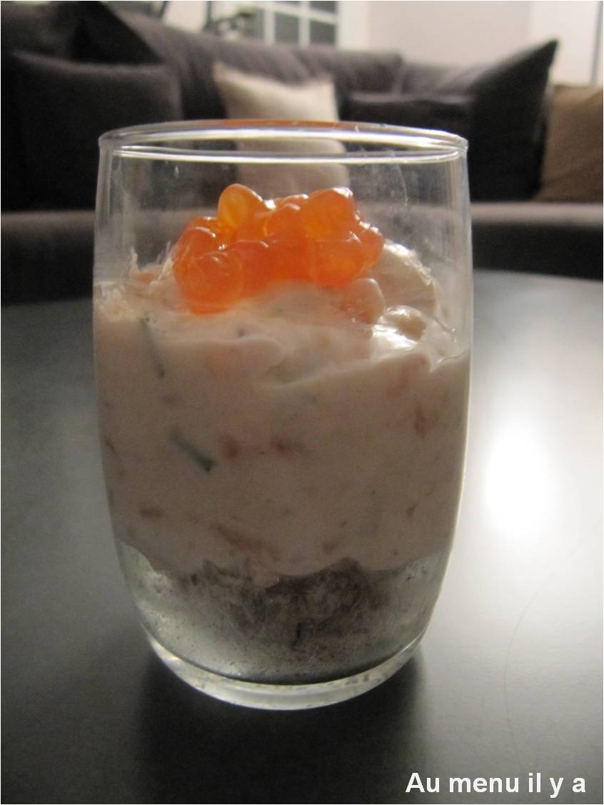 [Recette] Verrine de saumon et ricotta version cheesecake