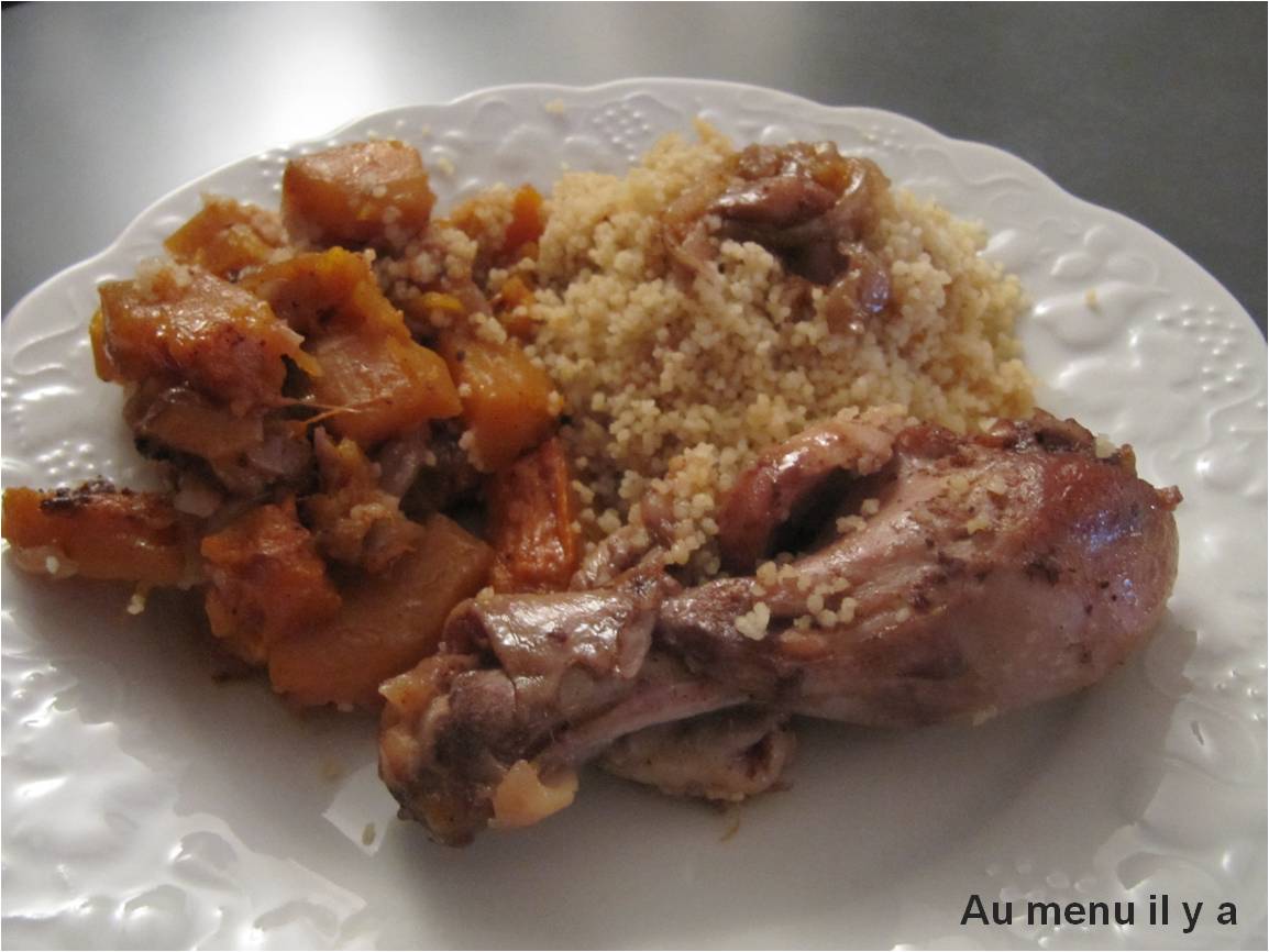 [Recette] Tajine de poulet et courge butternut