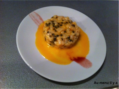 [Recette] Tartare de St Jacques au fruit de la passion