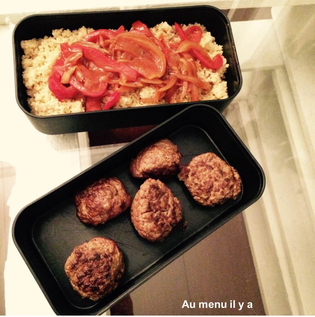 Boulettes de boeuf aux épices, couscous - Au menu il y a