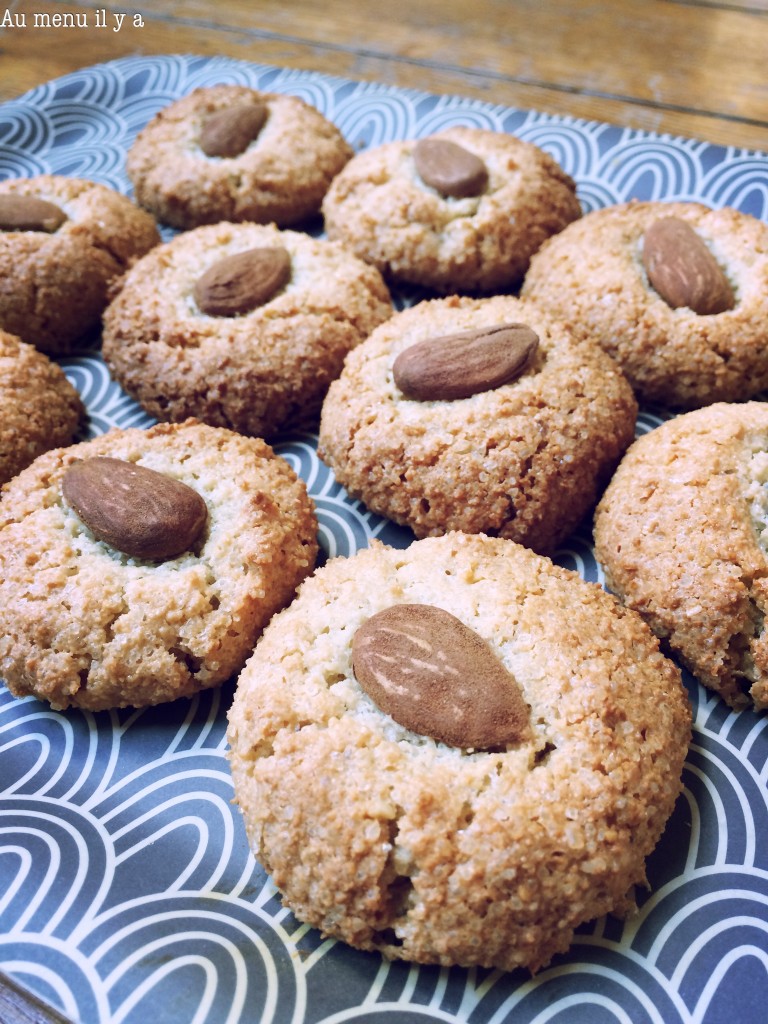 Biscuits aux amandes - Au menu il y a