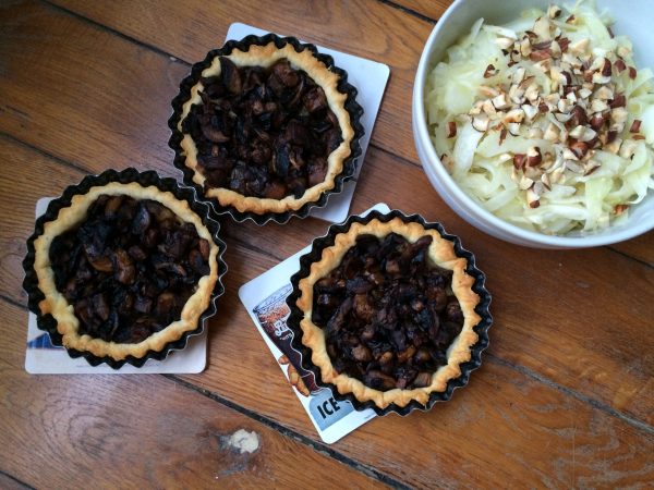 [Recette] Feuilleté champignon, salade de fenouil