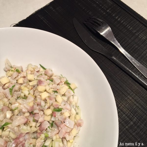 [Recette] Tartare de daurade, pomme et fenouil