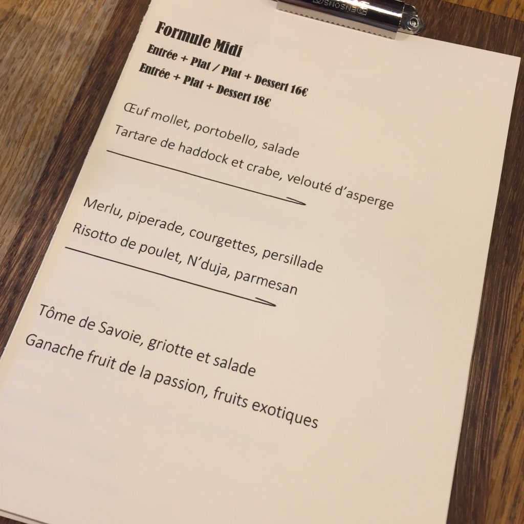 Restaurant Acolyte de l'insolite Paris 11 Au menu il y a