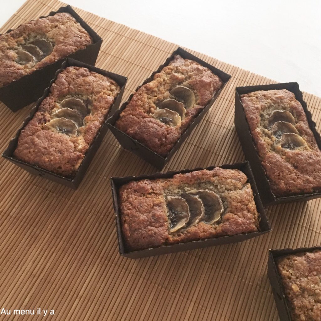 Banana bread aux amandes et chocolat Dulsey